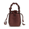 Ganni Bordeaux Recycled Polyester Handbag