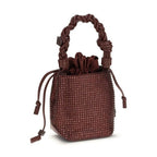 Ganni Bordeaux Recycled Polyester Handbag