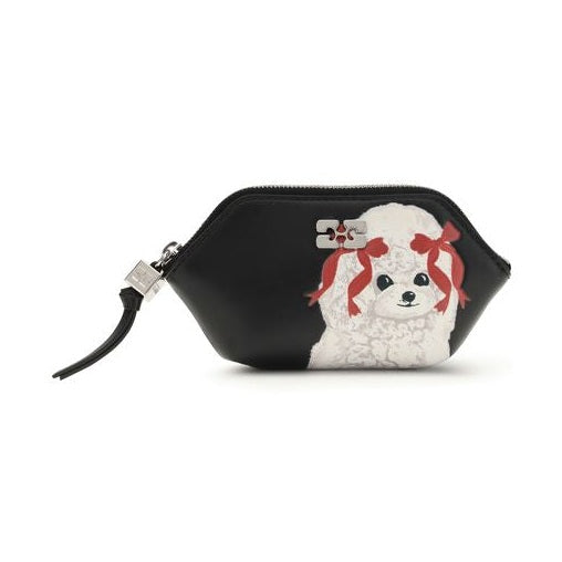 Ganni Black Polyester Wallet