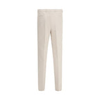 Brunello Cucinelli Beige Cotton Casual Pants