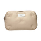 Maison Margiela Beige Leather Clutch Bag