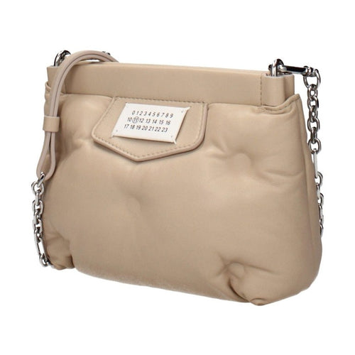 Maison Margiela Beige Leather Crossbody Bag