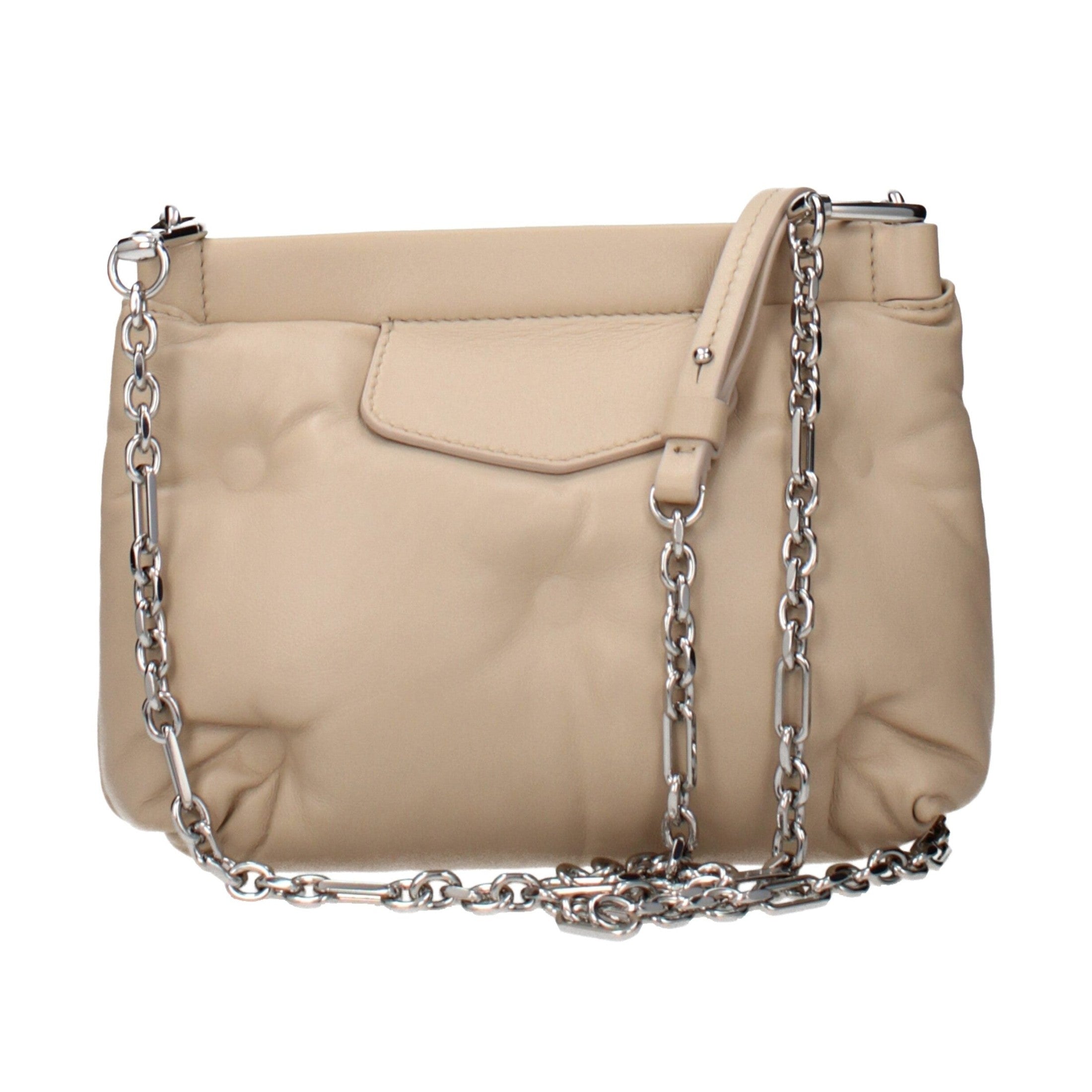 Maison Margiela Beige Leather Crossbody Bag