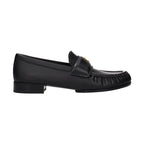 Givenchy Black Leather Slip-On Loafers