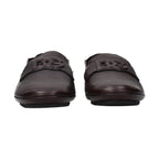 Dolce & Gabbana Brown Leather Slip-On Loafers