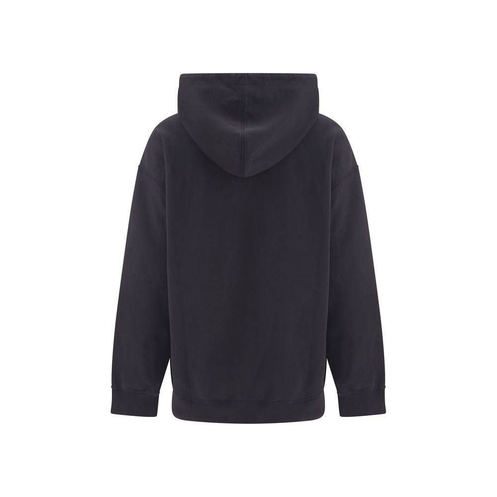 Ganni Black Cotton Sweatshirt