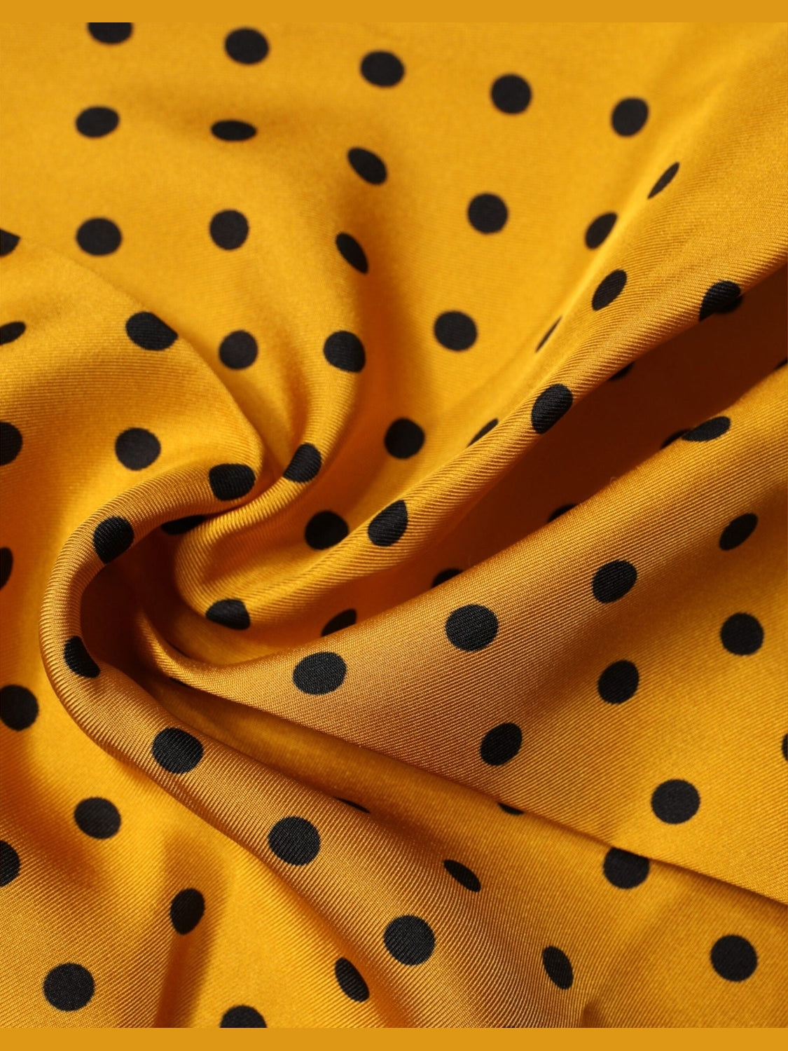 Dolce & Gabbana Orange Polka Dot Square Handkerchief Scarf