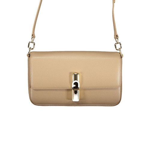 Furla Beige Leather Women Bag