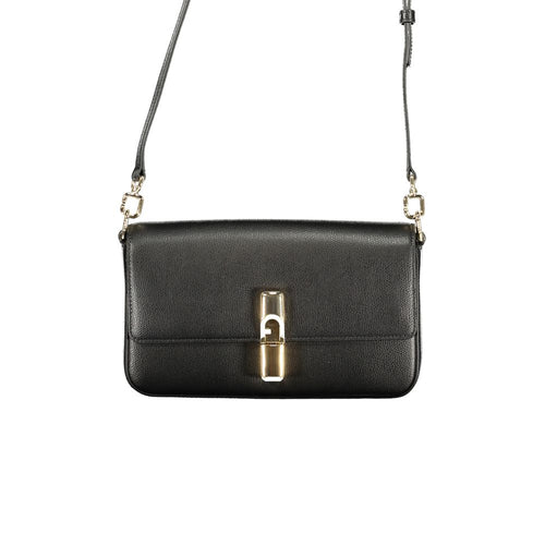 Furla Nero Leather Women Handbag