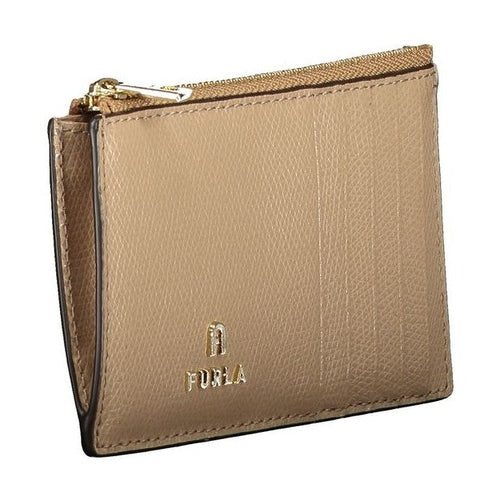 Furla Beige Leather Women Wallet