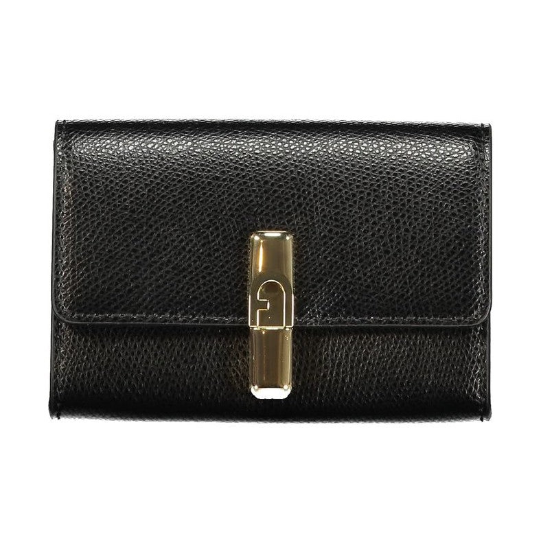 Furla Nero Leather Women Wallet
