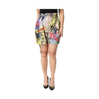 Dolce & Gabbana Multicolor Graffiti HighWaist Bermuda Shorts
