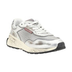 Dsquared² White Calf Leather Bos Taurus Athletic Sneakers