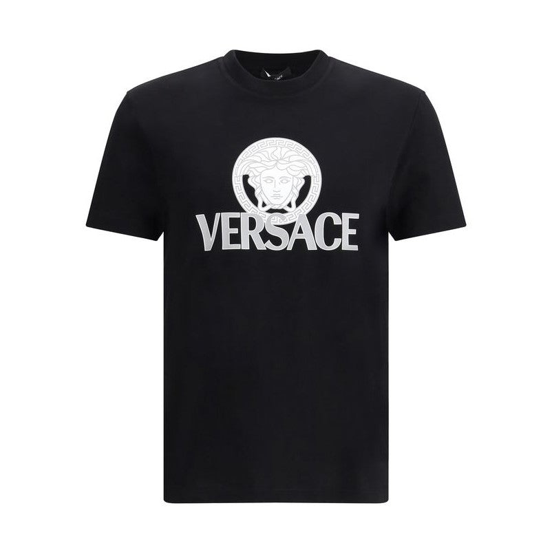 Versace Black Cotton T-Shirt