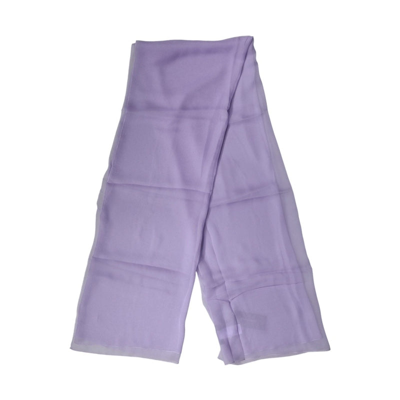Dolce & Gabbana Purple Stole Silk Neck Wrap Shawl Men Scarf