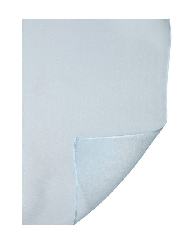 Dolce & Gabbana Light Blue Stole Silk Neck Wrap Shawl Scarf