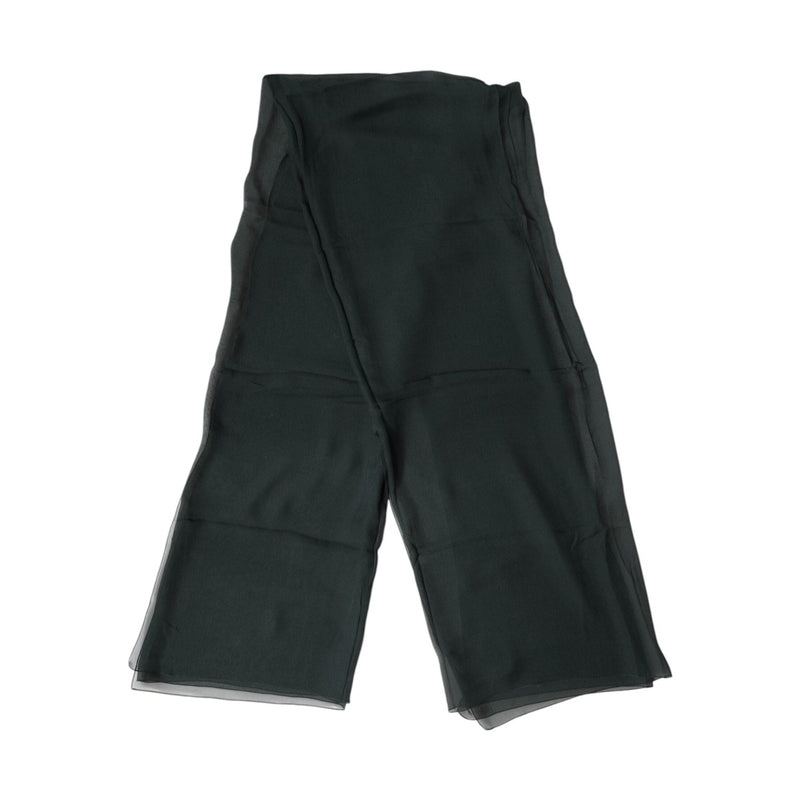 Dolce & Gabbana Dark Green Stole Silk Neck Wrap Shawl  Scarf