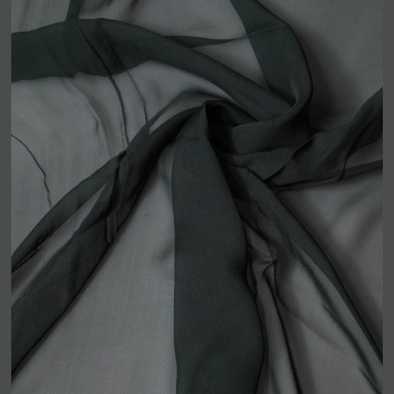 Dolce & Gabbana Dark Green Stole Silk Neck Wrap Shawl  Scarf