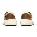 Chloé Beige Leather Ballet Flats