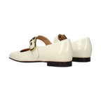 Chloé Beige Leather Ballet Flats
