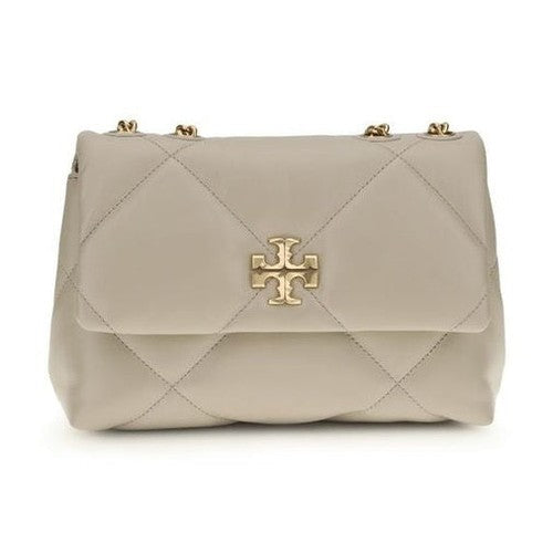 Tory Burch Beige Calf Leather Bos Taurus Shoulder Bag
