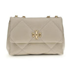Tory Burch Beige Calf Leather Bos Taurus Shoulder Bag