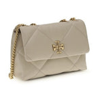 Tory Burch Beige Calf Leather Bos Taurus Shoulder Bag