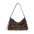 Givenchy Brown Calf Leather Bos Taurus Shoulder Bag