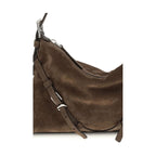 Givenchy Brown Calf Leather Bos Taurus Shoulder Bag