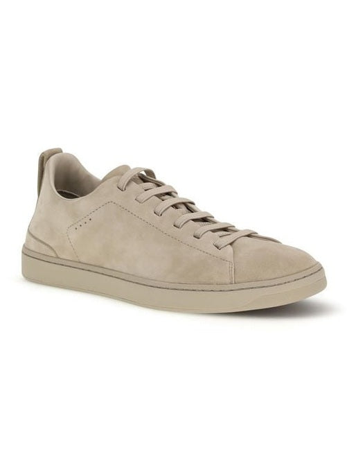 Church's Gray Calf Leather Bos Taurus Low Top Sneakers