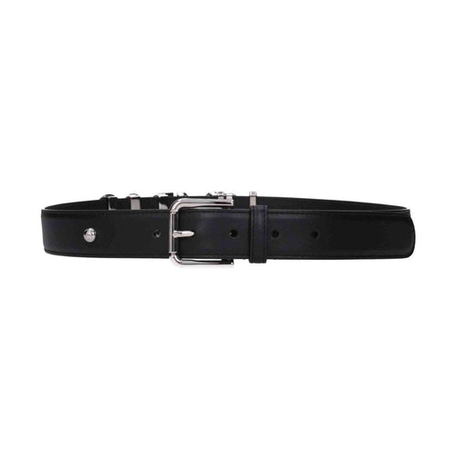 Dolce & Gabbana Black Leather Regular Belt