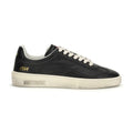 Dsquared² Black Calf Leather Bos Taurus Low Top Sneakers