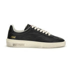 Dsquared² Black Calf Leather Bos Taurus Low Top Sneakers