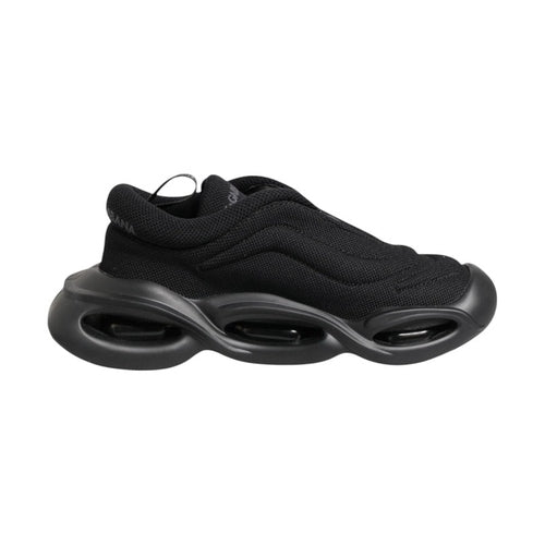 Dolce & Gabbana Black Slip On Low Top Wave Sneakers Shoes