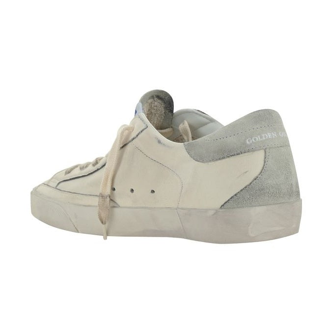 Golden Goose White Goatskin Sneakers