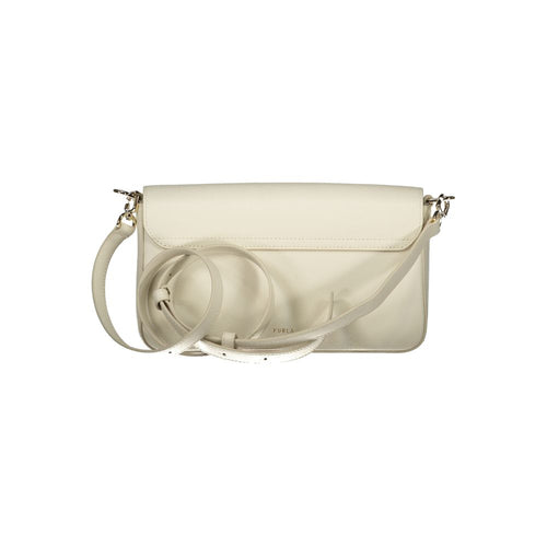 Furla Bianco Pelle Women Handbag