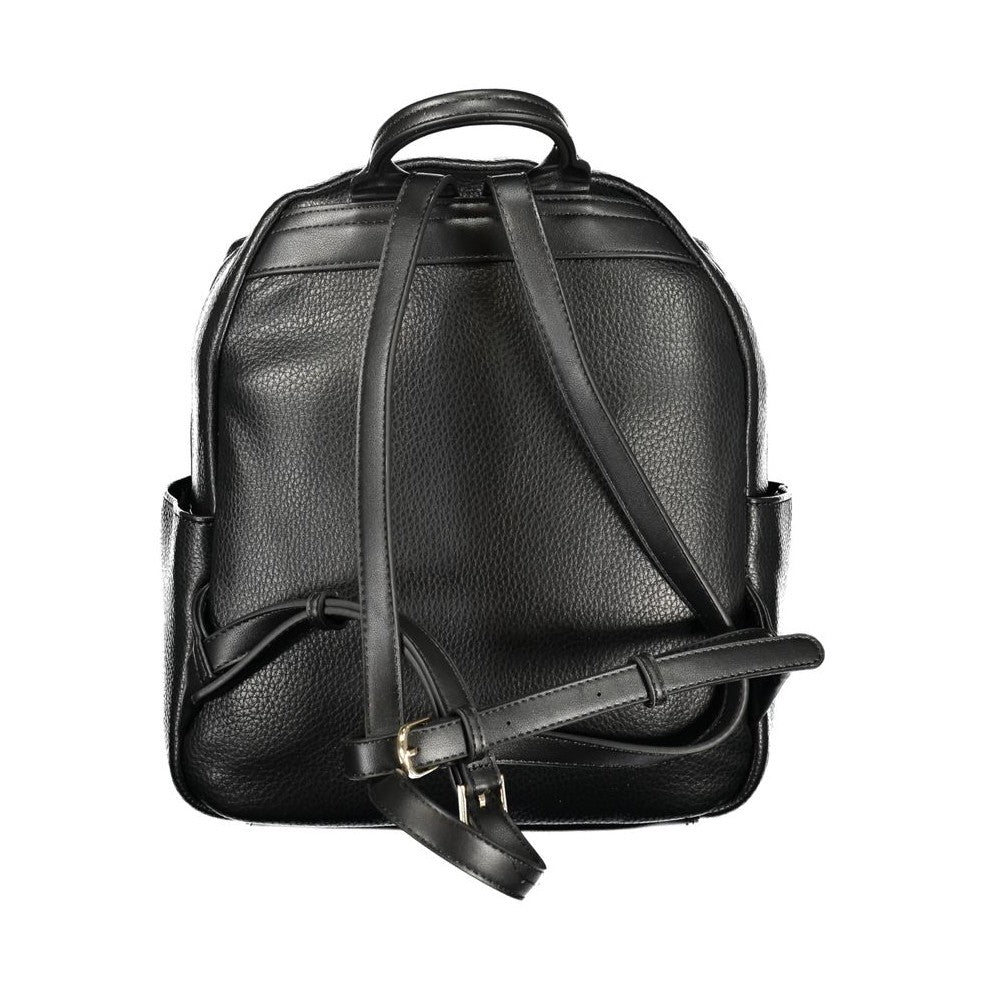 Valentino Black Polyethylene Backpack