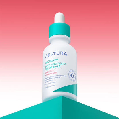 AESTURA A-CICA 365 SOOTHING RELIEF SERUM pH4.5 40ml - All Day Pretty serum AESTURA