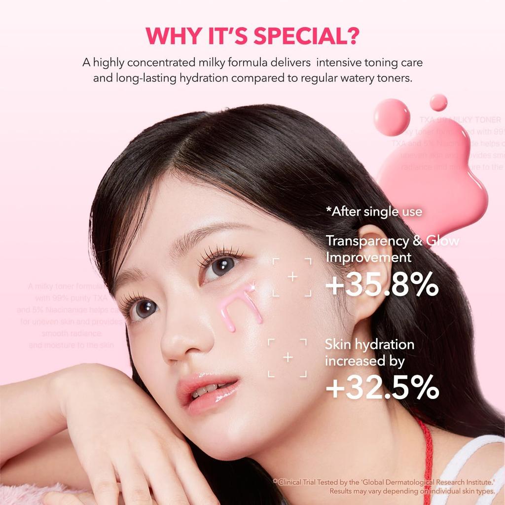 APRILSKIN TXA Niacinamide 99 Milky Toner 150ml - All Day Pretty Toner APRILSKIN