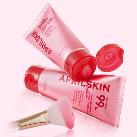 APRILSKIN TXA Niacinamide 99 Night Wrapping Mask 80ml - All Day Pretty Mask Pack APRILSKIN