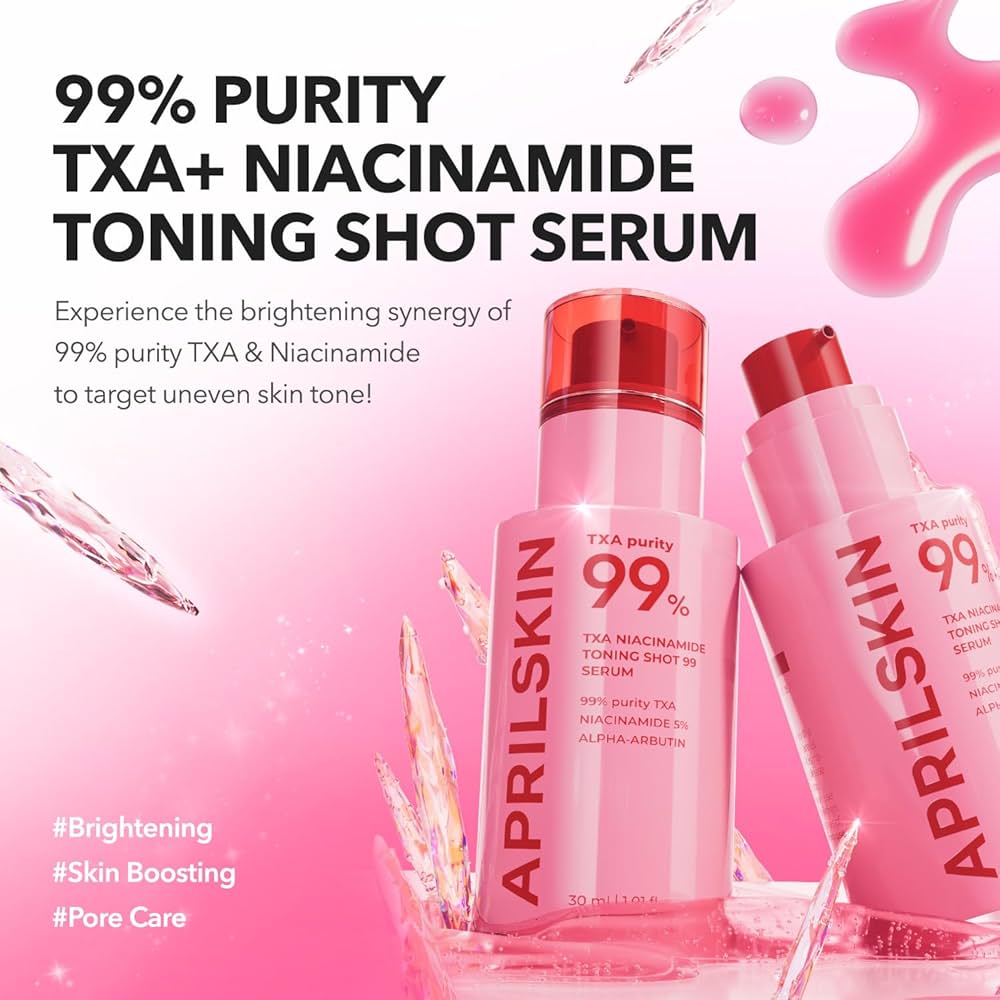 APRILSKIN TXA Niacinamide Toning Shot 99 Serum 30ml - All Day Pretty Ampoule APRILSKIN