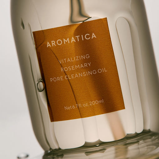 AROMATICA Vitalizing Rosemary Pore Cleansing Oil 200ml - All Day Pretty Korean Beauty Aromatica