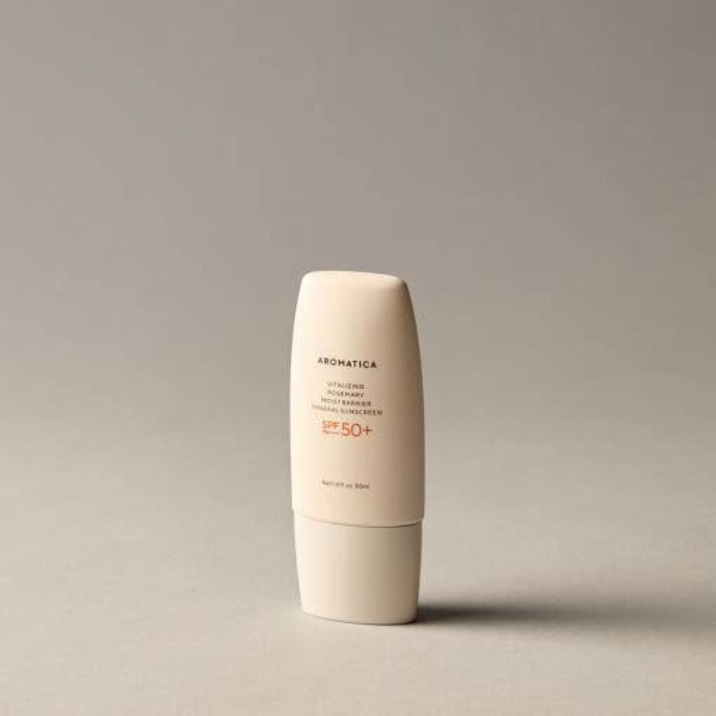 AROMATICA Vitalizing Rosemary Moist Barrier Mineral Sunscreen SPF50+ PA++++ 50ml - All Day Pretty Korean Beauty Aromatica