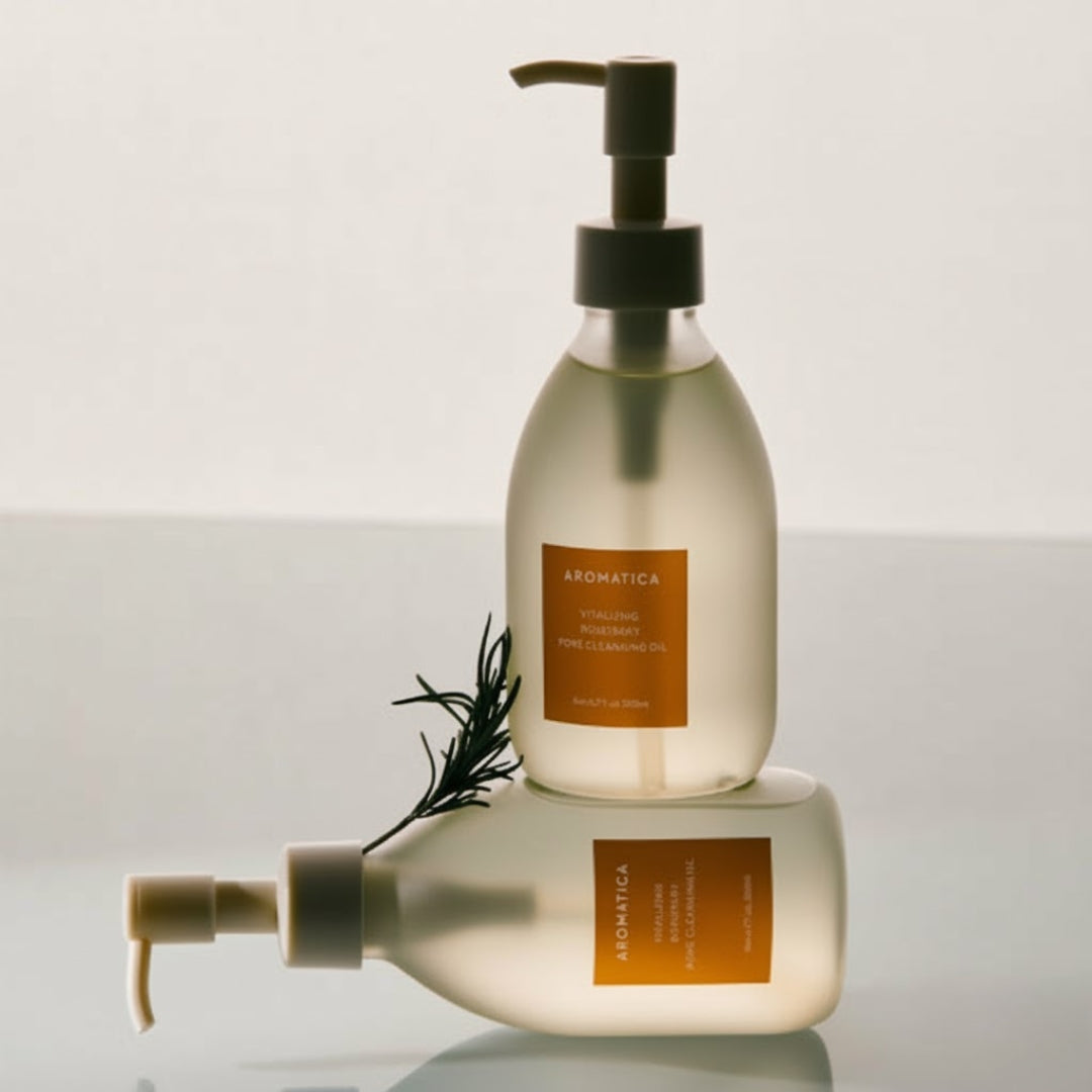 AROMATICA Vitalizing Rosemary Pore Cleansing Oil 200ml - All Day Pretty Korean Beauty Aromatica