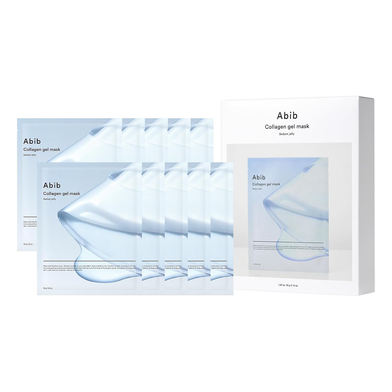 Abib-Collagen-Gel-Mask-35G-X-10Ea-Sedum-Jelly – beauty &amp; skincare essential for daily radiance