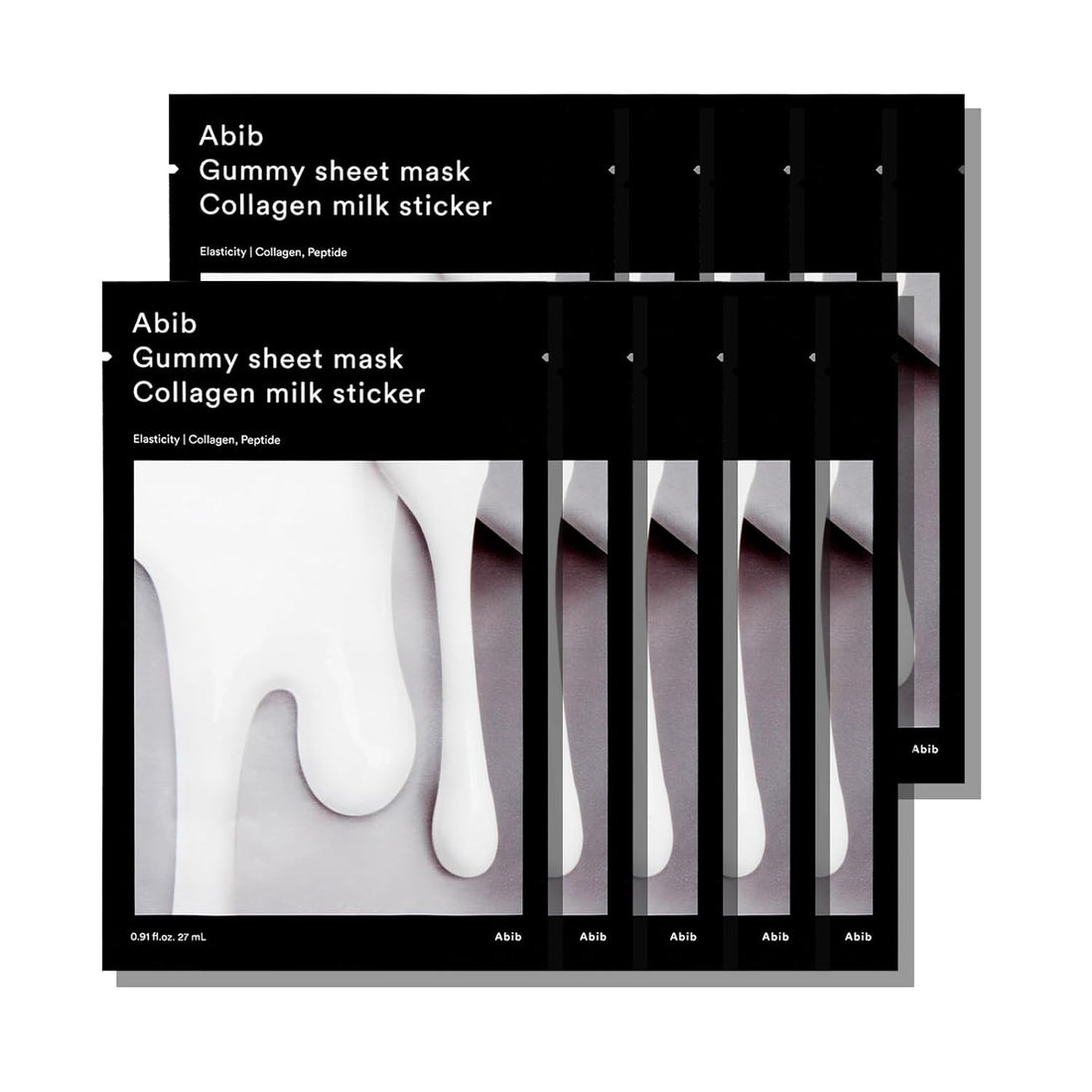 Abib-Gummy-Sheet-Mask-Collagen-Milk-Sticker-27Ml-X-10Ea – beauty &amp; skincare essential for daily radiance