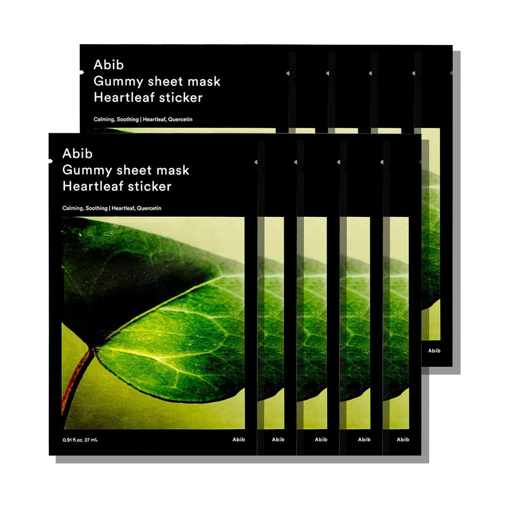 Abib Gummy Sheet Mask Heartleaf Sticker 27Ml X 10Ea – beauty & skincare essential for daily radiance