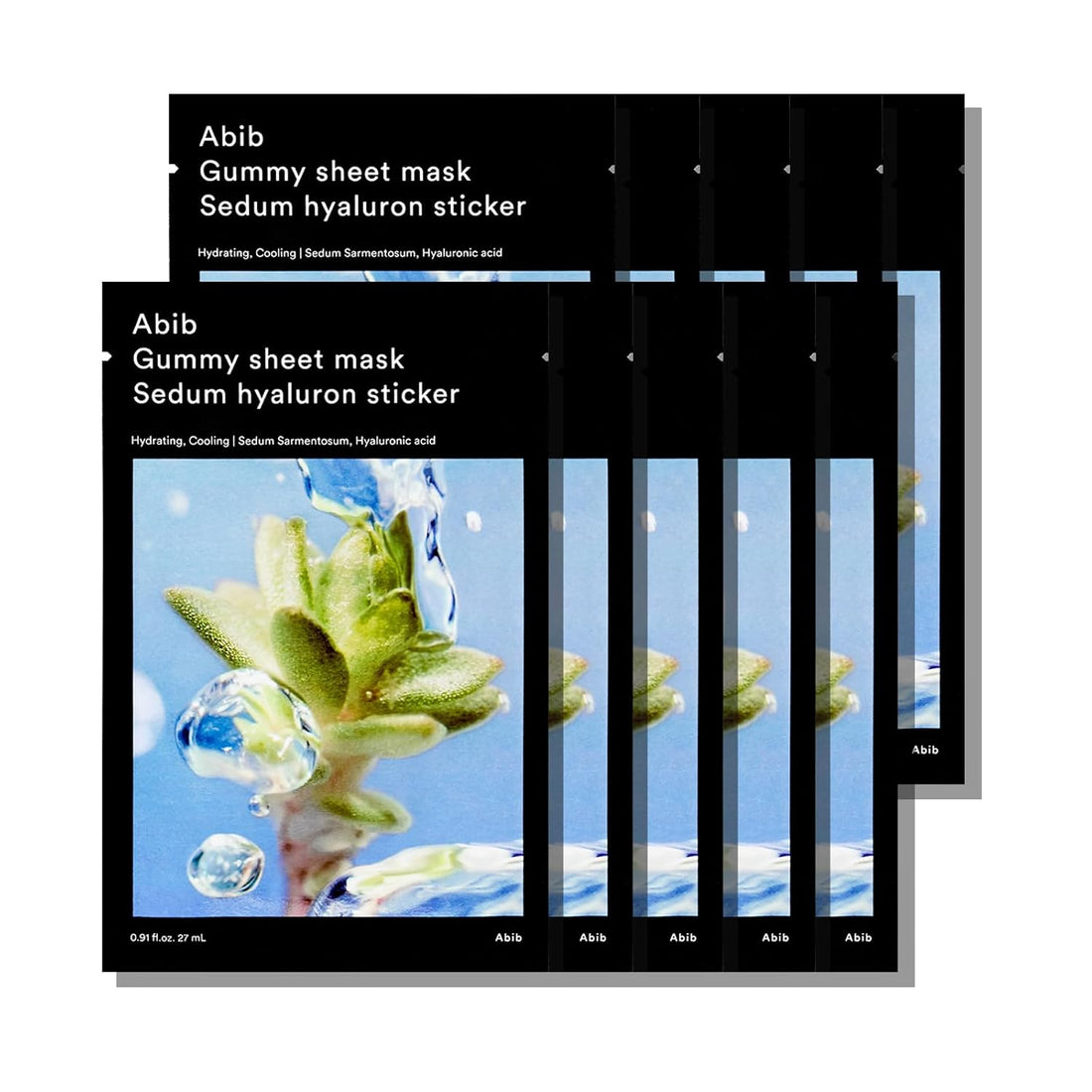 Abib Gummy Sheet Mask Sedum Hyaluron Sticker 27Ml X 10Ea – beauty &amp; skincare essential for daily radiance