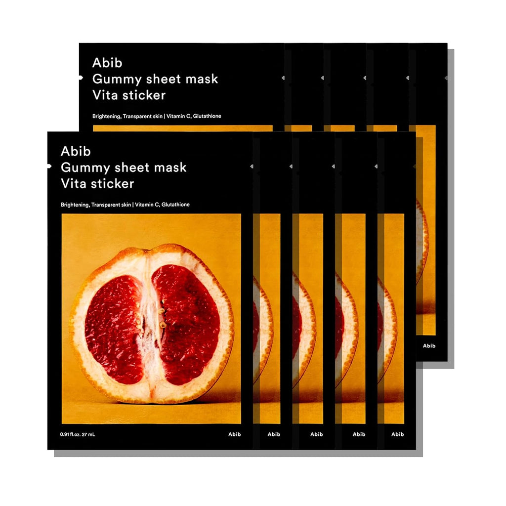 Abib Gummy Sheet Mask Vita Sticker 27Ml X 10Ea – beauty & skincare essential for daily radiance