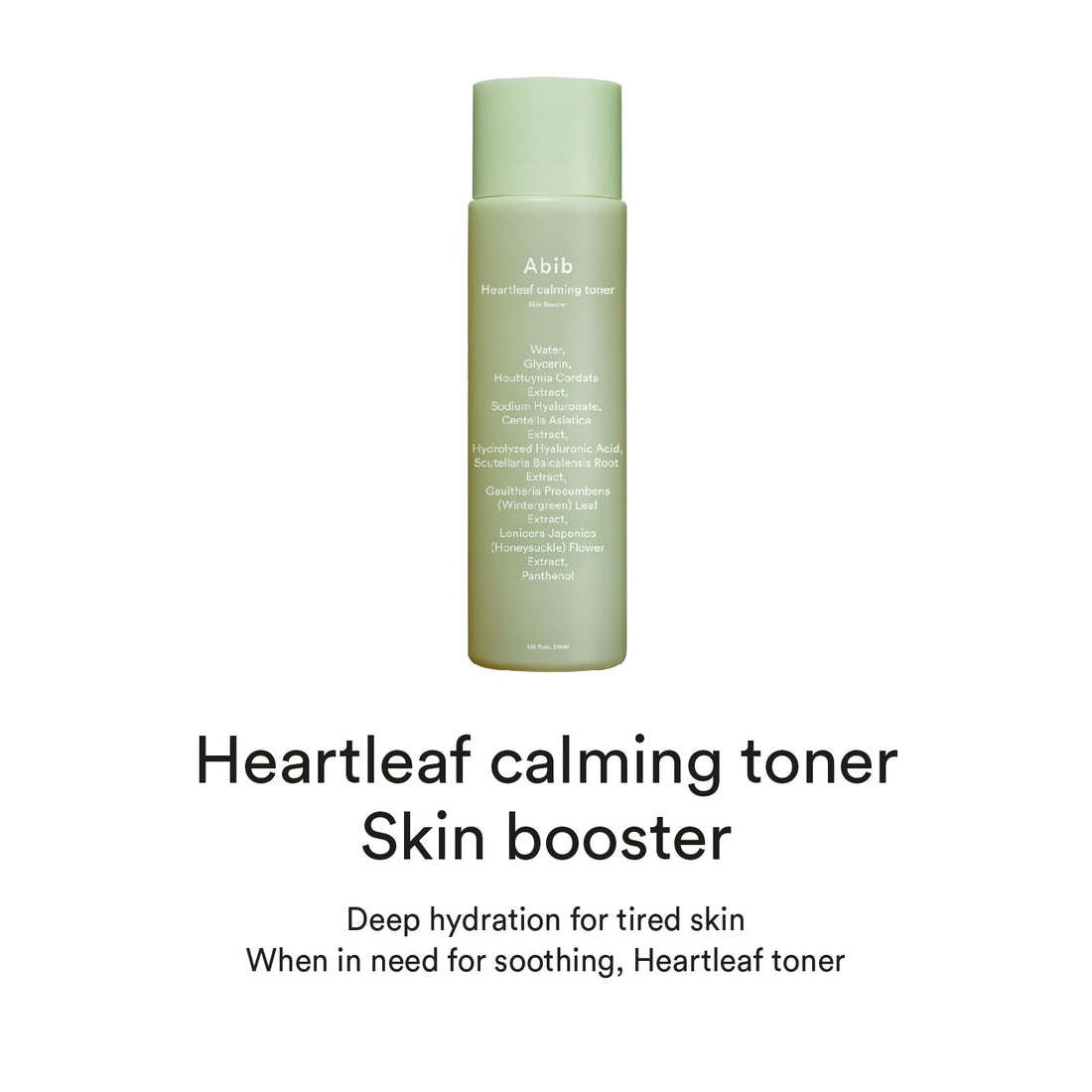 Abib Heartleaf calming toner Skin booster 200ml - All Day Pretty Korean Beauty Abib